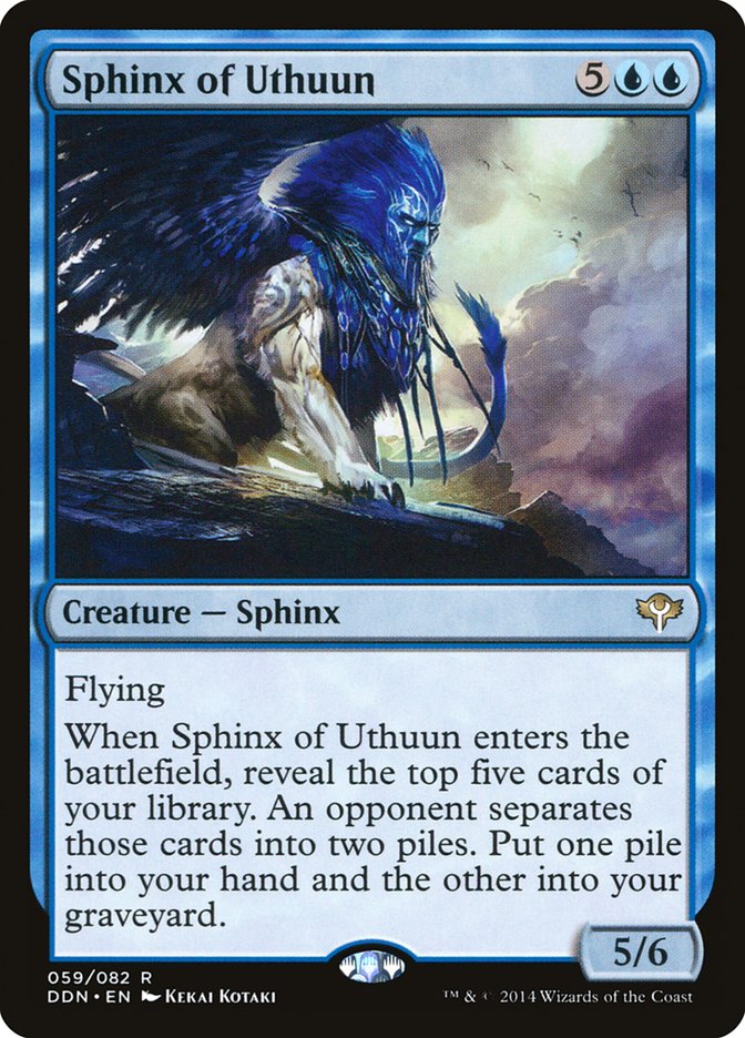 Sphinx of Uthuun [Duel Decks: Speed vs. Cunning] MTG Single Magic: The Gathering    | Red Claw Gaming