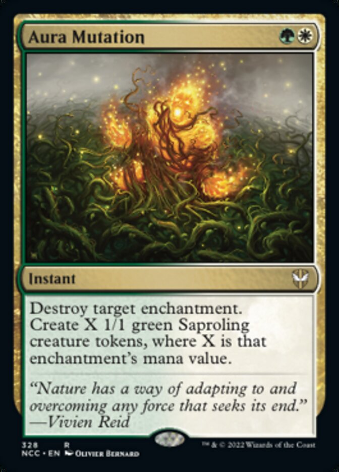 Aura Mutation [Streets of New Capenna Commander] MTG Single Magic: The Gathering    | Red Claw Gaming