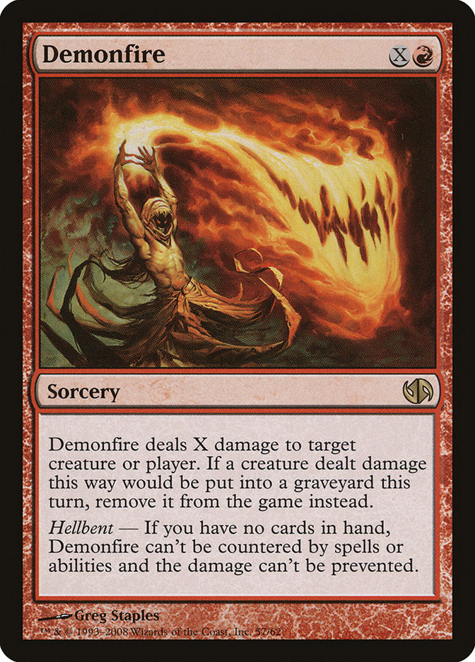 Demonfire [Duel Decks: Jace vs. Chandra] MTG Single Magic: The Gathering    | Red Claw Gaming