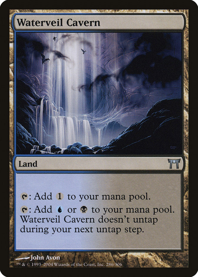 Waterveil Cavern [Champions of Kamigawa] MTG Single Magic: The Gathering    | Red Claw Gaming
