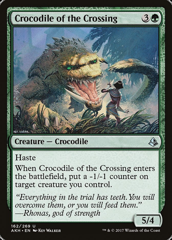 Crocodile of the Crossing [Amonkhet] MTG Single Magic: The Gathering    | Red Claw Gaming