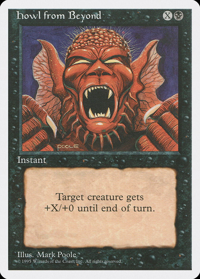 Howl from Beyond [Fourth Edition] MTG Single Magic: The Gathering    | Red Claw Gaming