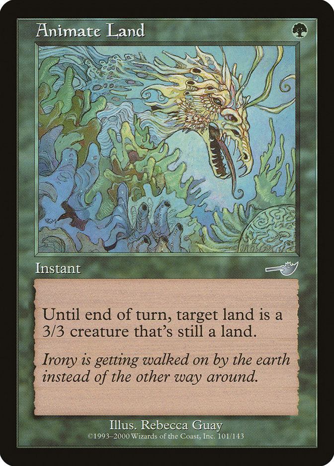 Animate Land [Nemesis] MTG Single Magic: The Gathering    | Red Claw Gaming