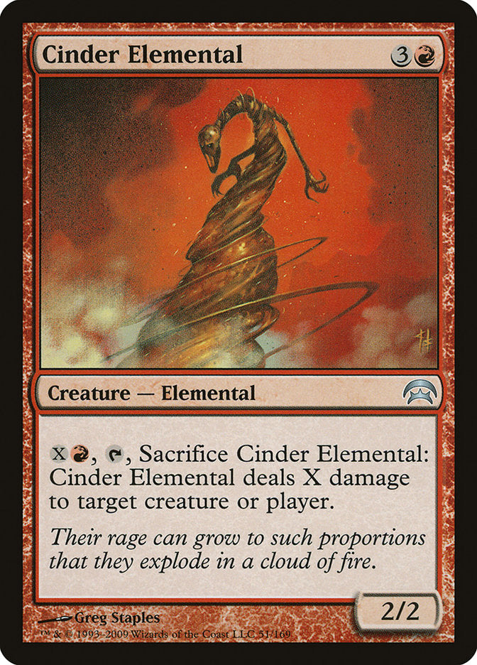 Cinder Elemental [Planechase] MTG Single Magic: The Gathering    | Red Claw Gaming