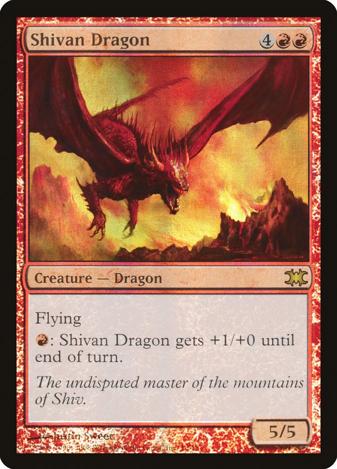 Shivan Dragon [From the Vault: Dragons] MTG Single Magic: The Gathering    | Red Claw Gaming
