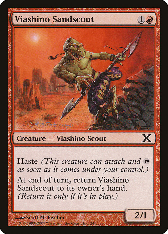 Viashino Sandscout [Tenth Edition] MTG Single Magic: The Gathering    | Red Claw Gaming