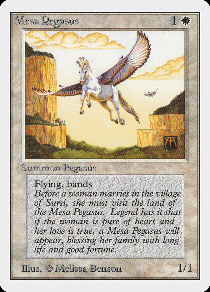 Mesa Pegasus [Unlimited Edition] MTG Single Magic: The Gathering    | Red Claw Gaming