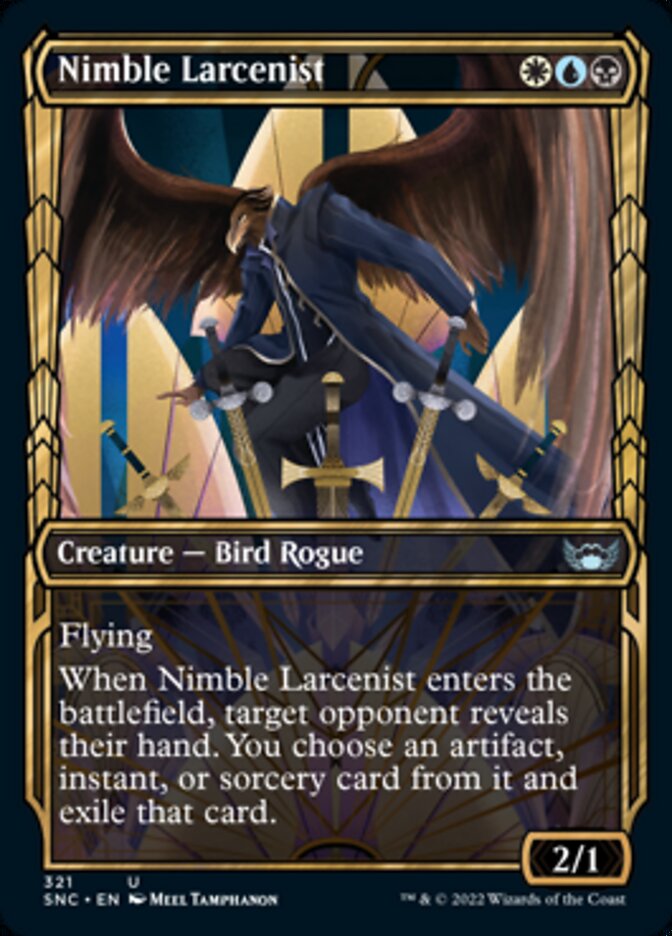 Nimble Larcenist (Showcase Golden Age) [Streets of New Capenna] MTG Single Magic: The Gathering    | Red Claw Gaming