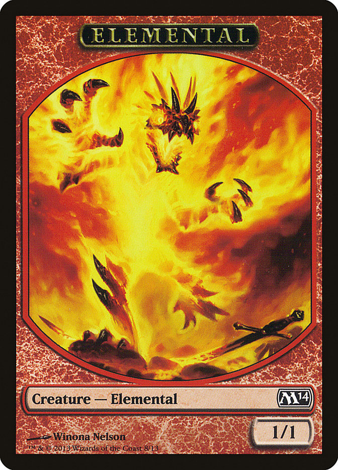 Elemental Token (8/13) [Magic 2014 Tokens] MTG Single Magic: The Gathering    | Red Claw Gaming