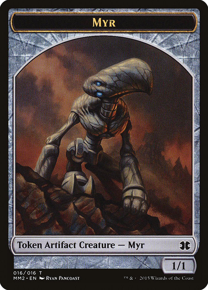 Myr Token [Modern Masters 2015 Tokens] MTG Single Magic: The Gathering    | Red Claw Gaming