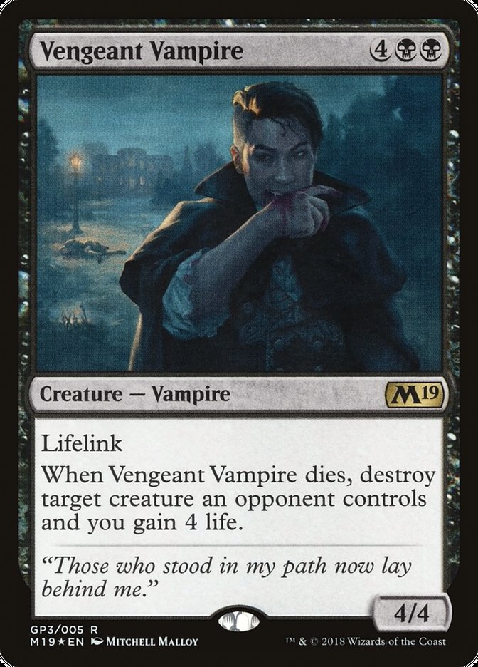 Vengeant Vampire [Magic 2019 Gift Pack] MTG Single Magic: The Gathering    | Red Claw Gaming