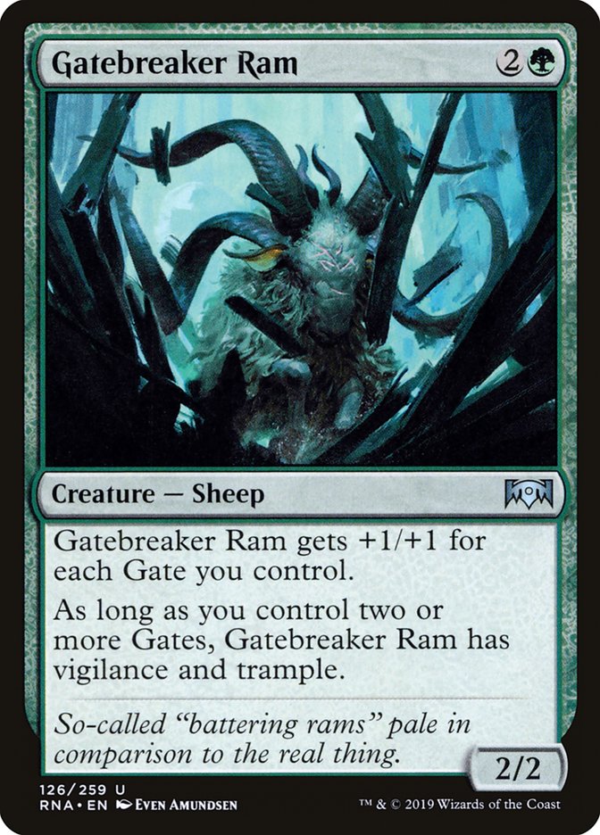 Gatebreaker Ram [Ravnica Allegiance] MTG Single Magic: The Gathering    | Red Claw Gaming