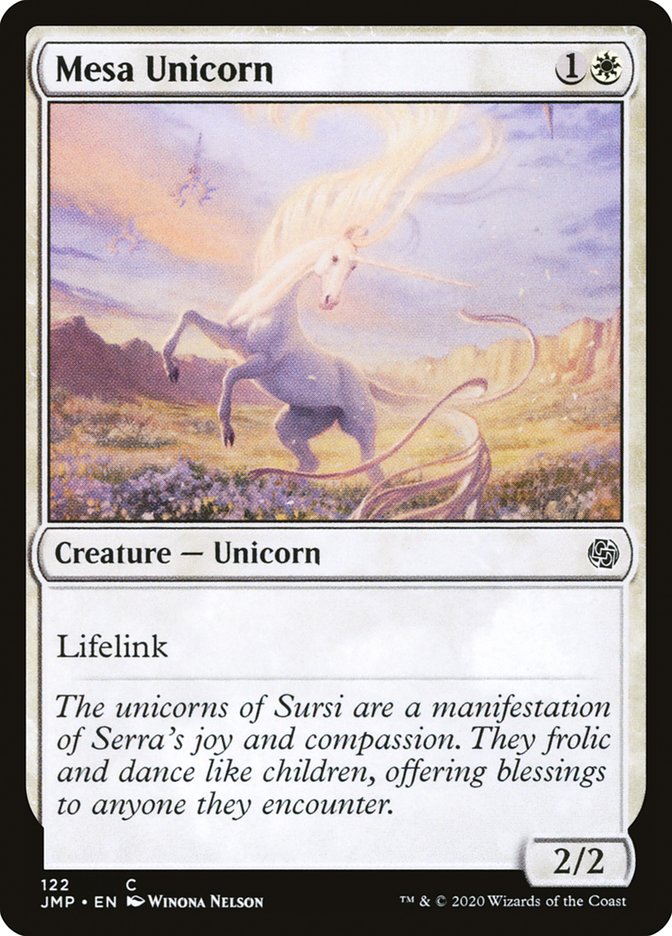 Mesa Unicorn [Jumpstart] MTG Single Magic: The Gathering    | Red Claw Gaming
