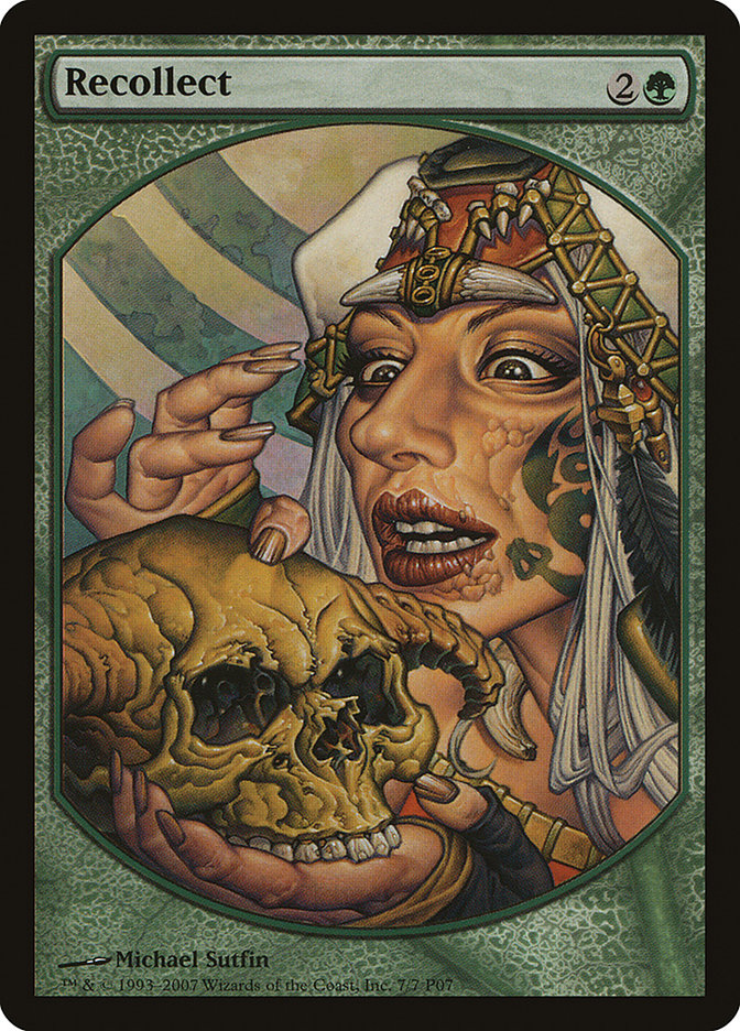 Recollect [Magic Player Rewards 2007] MTG Single Magic: The Gathering    | Red Claw Gaming