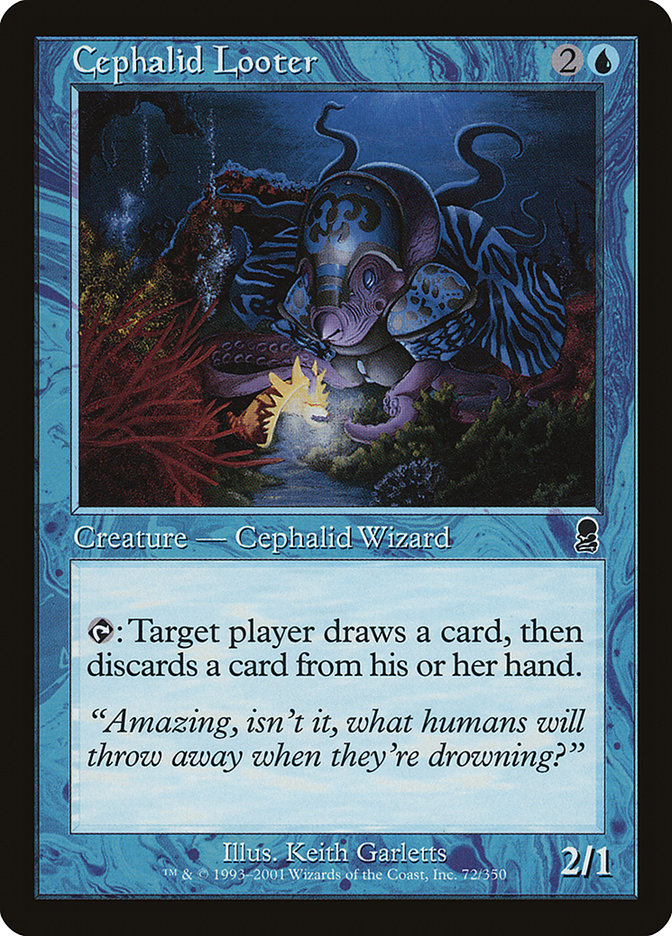 Cephalid Looter (Misprinted) [Odyssey] MTG Single Magic: The Gathering    | Red Claw Gaming