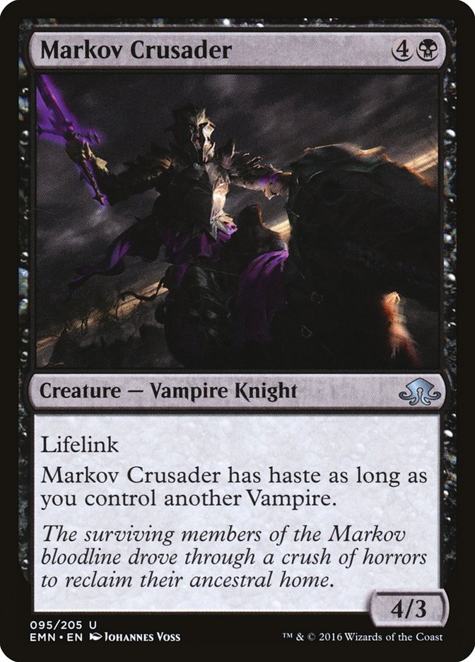 Markov Crusader [Eldritch Moon] MTG Single Magic: The Gathering    | Red Claw Gaming