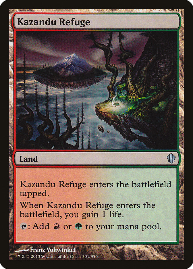 Kazandu Refuge [Commander 2013] MTG Single Magic: The Gathering    | Red Claw Gaming