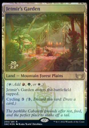 Jetmir's Garden [Streets of New Capenna Prerelease Promos] MTG Single Magic: The Gathering    | Red Claw Gaming