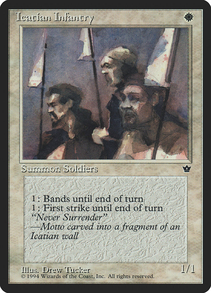 Icatian Infantry (Drew Tucker) [Fallen Empires] MTG Single Magic: The Gathering    | Red Claw Gaming