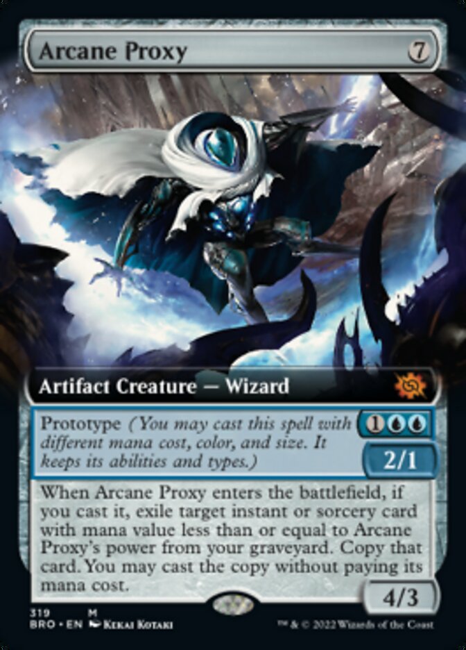 Arcane Proxy (Extended Art) [The Brothers' War] MTG Single Magic: The Gathering    | Red Claw Gaming