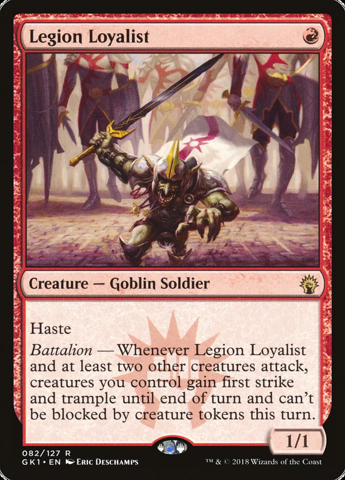 Legion Loyalist [Guilds of Ravnica Guild Kit] MTG Single Magic: The Gathering    | Red Claw Gaming