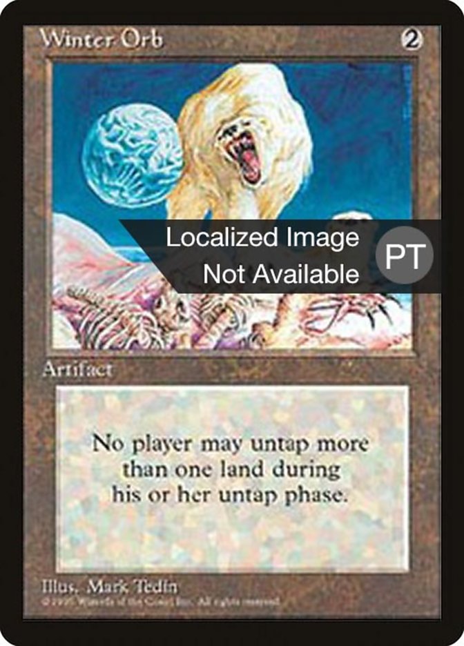 Winter Orb [Fourth Edition (Foreign Black Border)] MTG Single Magic: The Gathering    | Red Claw Gaming