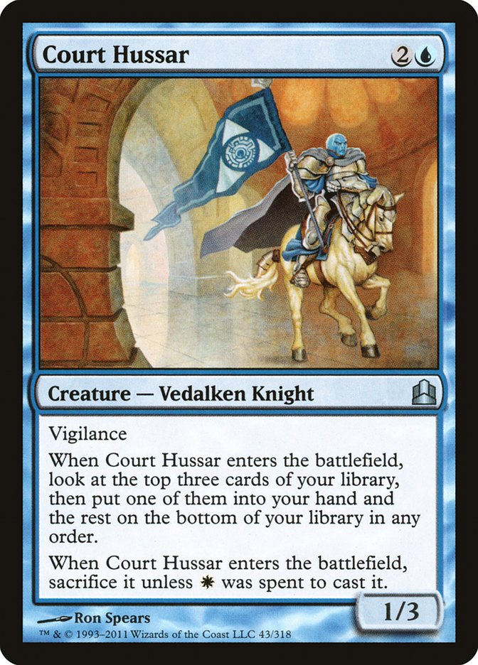 Court Hussar [Commander 2011] MTG Single Magic: The Gathering    | Red Claw Gaming