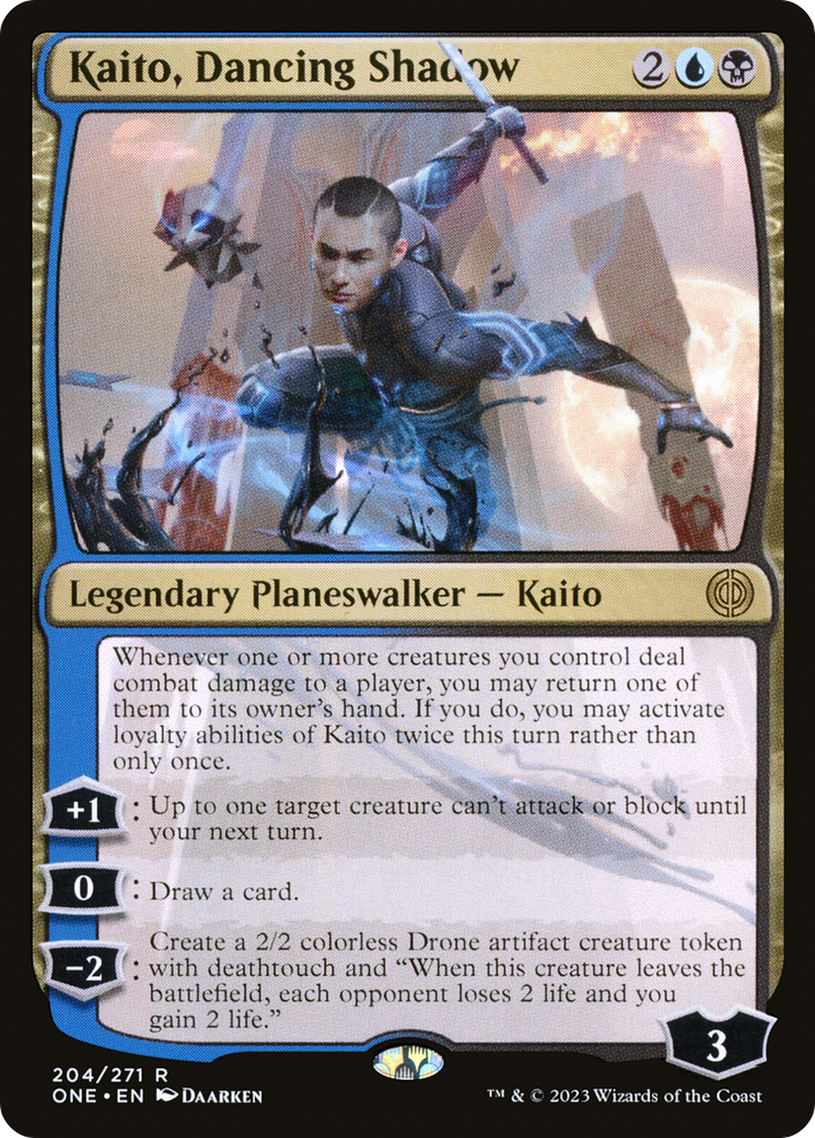 Kaito, Dancing Shadow [Phyrexia: All Will Be One] MTG Single Magic: The Gathering    | Red Claw Gaming