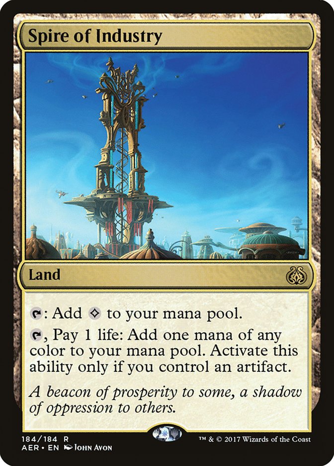 Spire of Industry [Aether Revolt] MTG Single Magic: The Gathering    | Red Claw Gaming