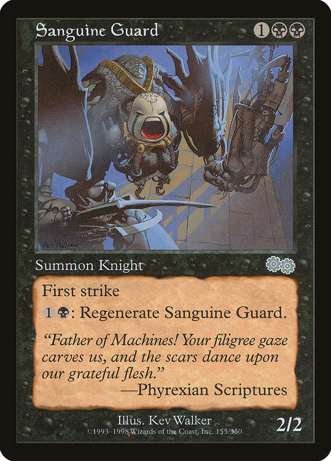 Sanguine Guard [Urza's Saga] MTG Single Magic: The Gathering    | Red Claw Gaming