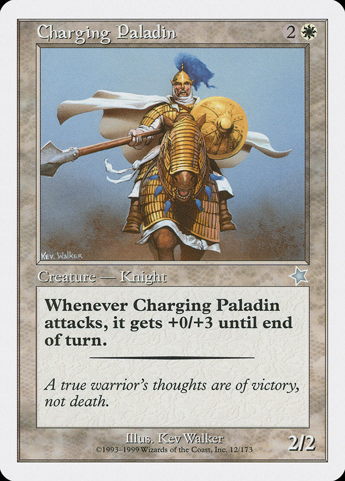 Charging Paladin [Starter 1999] MTG Single Magic: The Gathering    | Red Claw Gaming