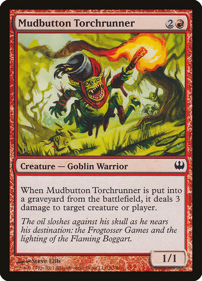 Mudbutton Torchrunner [Duel Decks: Knights vs. Dragons] MTG Single Magic: The Gathering    | Red Claw Gaming