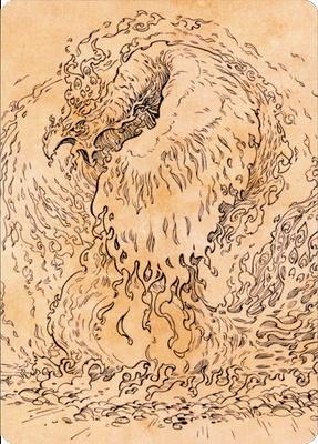 Nemesis Phoenix Art Card [Commander Legends: Battle for Baldur's Gate Art Series] MTG Single Magic: The Gathering    | Red Claw Gaming