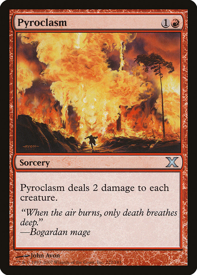 Pyroclasm [Tenth Edition] MTG Single Magic: The Gathering    | Red Claw Gaming