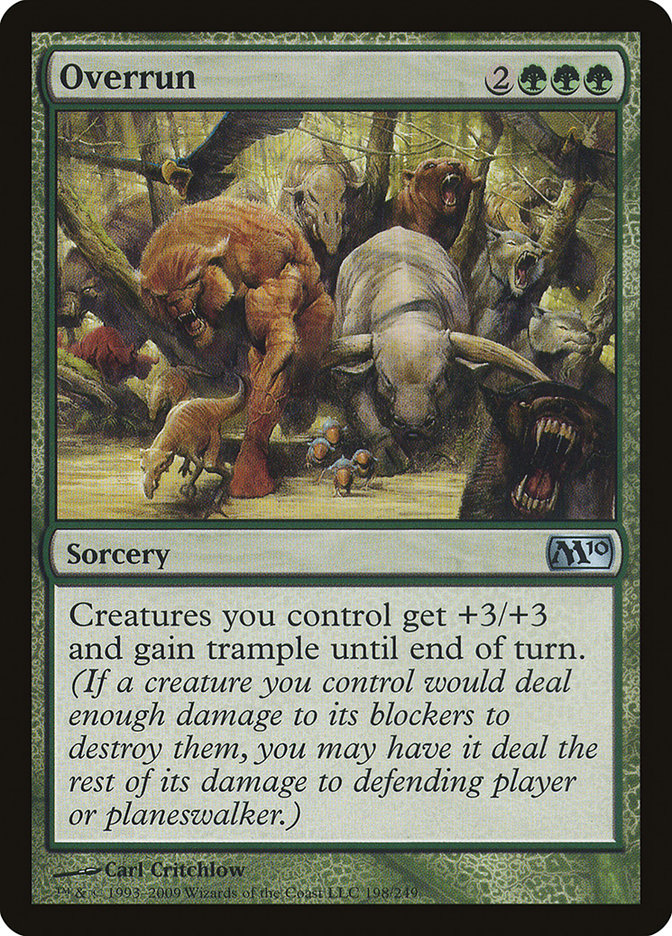 Overrun [Magic 2010] MTG Single Magic: The Gathering    | Red Claw Gaming