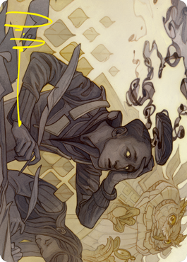 Go Blank Art Card (Gold-Stamped Signature) [Strixhaven: School of Mages Art Series] MTG Single Magic: The Gathering    | Red Claw Gaming