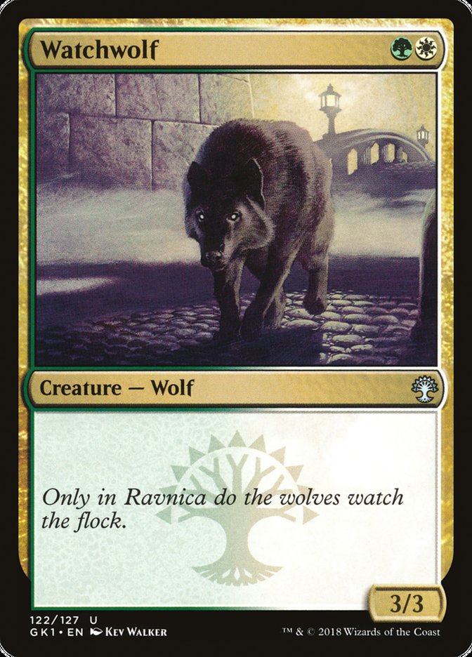 Watchwolf [Guilds of Ravnica Guild Kit] MTG Single Magic: The Gathering    | Red Claw Gaming
