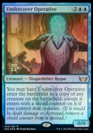 Undercover Operative [Streets of New Capenna Prerelease Promos] MTG Single Magic: The Gathering    | Red Claw Gaming