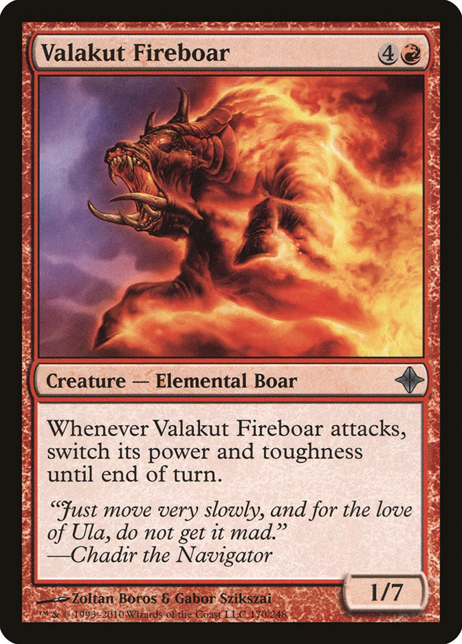 Valakut Fireboar [Rise of the Eldrazi] MTG Single Magic: The Gathering    | Red Claw Gaming