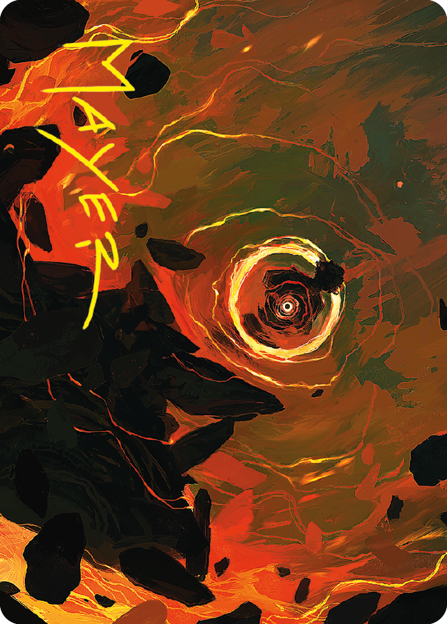 Frodo Baggins Art Card (47/81) (Gold-Stamped Signature) [The Lord of the Rings: Tales of Middle-earth Art Series] MTG Single Magic: The Gathering    | Red Claw Gaming