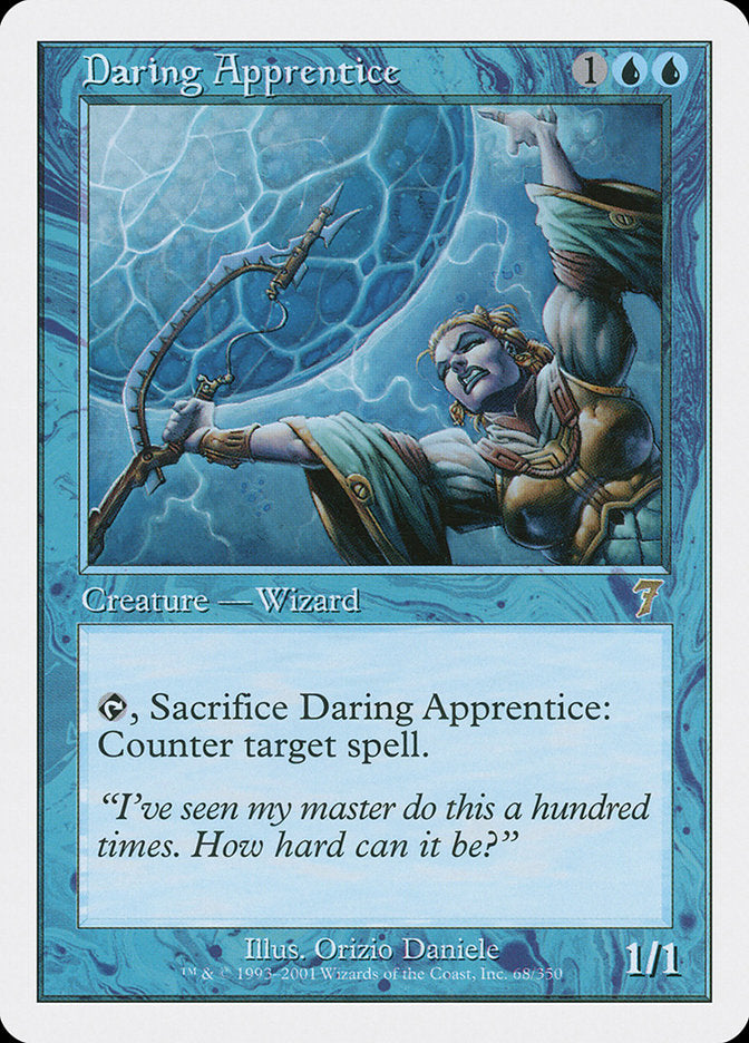 Daring Apprentice [Seventh Edition] MTG Single Magic: The Gathering    | Red Claw Gaming
