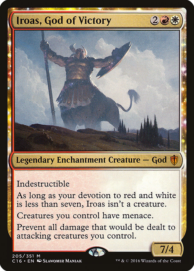 Iroas, God of Victory [Commander 2016] MTG Single Magic: The Gathering    | Red Claw Gaming