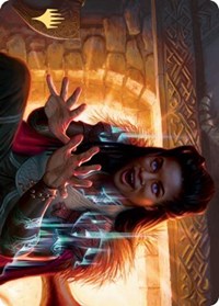 Birgi, God of Storytelling Art Card (Gold-Stamped Signature) [Kaldheim Art Series] MTG Single Magic: The Gathering    | Red Claw Gaming