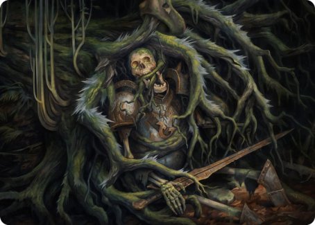 Retrieve Art Card [Innistrad: Crimson Vow Art Series] MTG Single Magic: The Gathering    | Red Claw Gaming