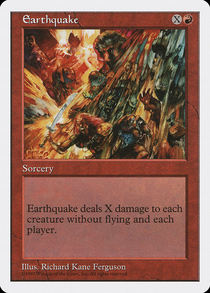 Earthquake [Fifth Edition] MTG Single Magic: The Gathering    | Red Claw Gaming