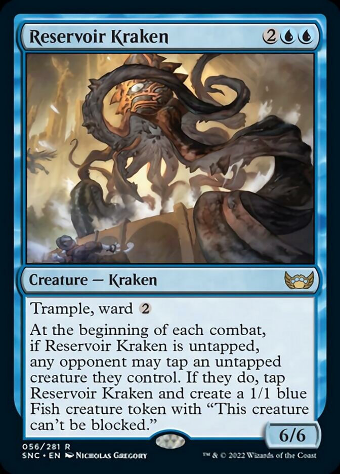 Reservoir Kraken [Streets of New Capenna] MTG Single Magic: The Gathering    | Red Claw Gaming