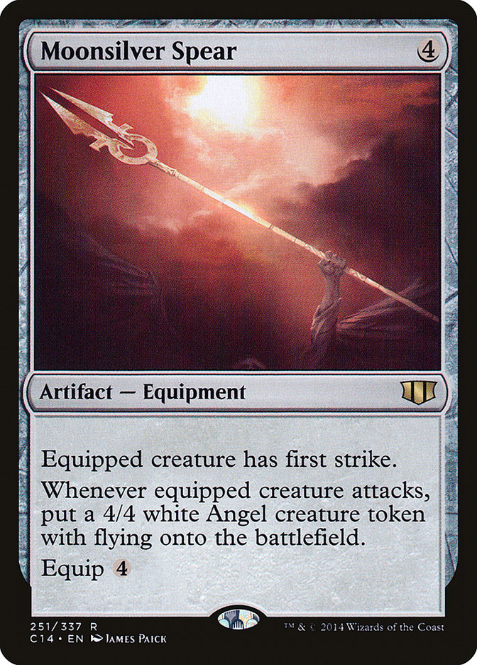 Moonsilver Spear [Commander 2014] MTG Single Magic: The Gathering    | Red Claw Gaming