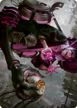 Undercity Scrounger Art Card [Kamigawa: Neon Dynasty Art Series] MTG Single Magic: The Gathering    | Red Claw Gaming
