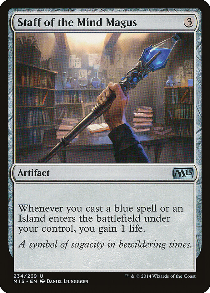 Staff of the Mind Magus [Magic 2015] MTG Single Magic: The Gathering    | Red Claw Gaming