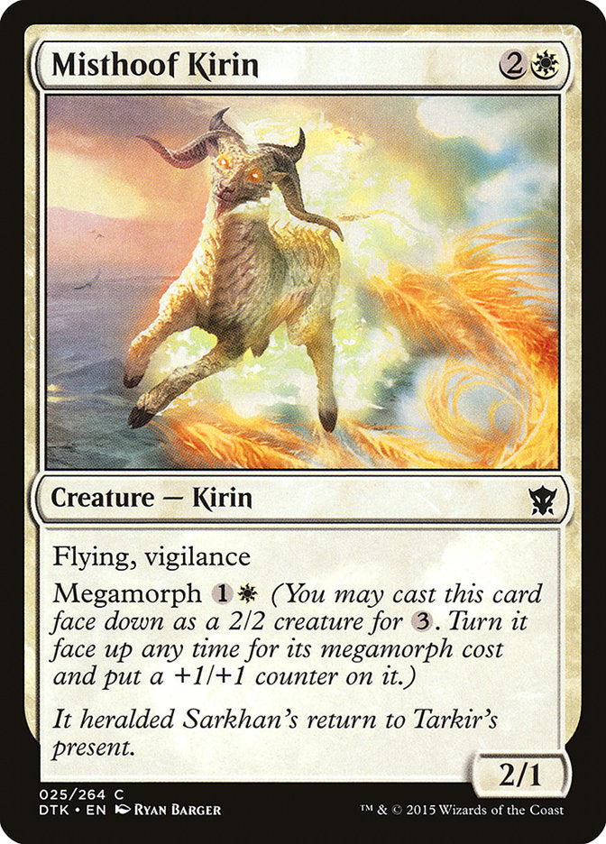 Misthoof Kirin [Dragons of Tarkir] MTG Single Magic: The Gathering    | Red Claw Gaming